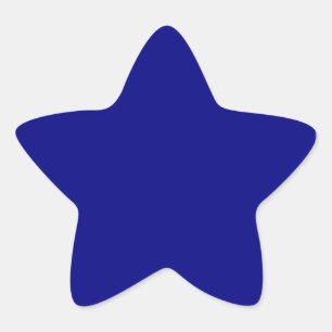 Marineblau Stern-Aufkleber