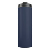 Marineblau Thermosbecher (Vorderseite)