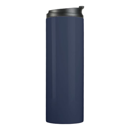 Marineblau Thermosbecher (Nach links gedreht)