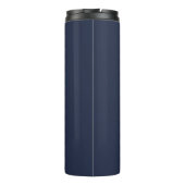 Marineblau Thermosbecher (Rückseite)