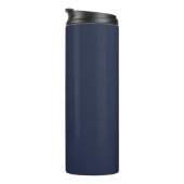 Marineblau Thermosbecher (Nach rechts gedreht)