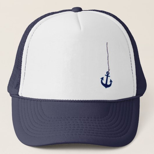 Marineblau Truckerkappe (Vorderseite)