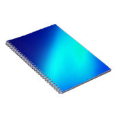 Marineblau Türkis ombre moonlight Double Strip Notizblock (Rechte Seite)