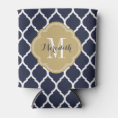 Marineblau und Goldmedaille Dosenkühler (Vorderseite)