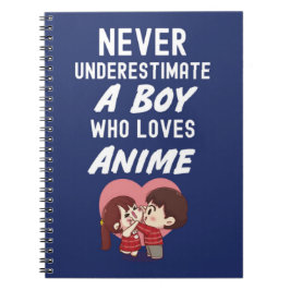 Marineblaue Anime-Fan-Geschenke für Jungen Kids Ka Notizblock
