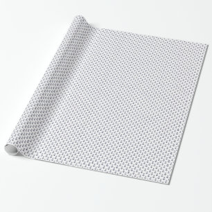 Marineblaue Anker, weißer Hintergrund Geschenkpapier