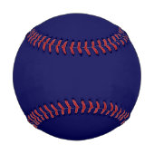 Marineblaue benutzerdefinierte Name oder Text Baseball (Rückseite)