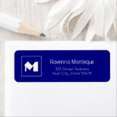 Marineblaue Klasse Personalisierter Monogramm Buch (Insitu)