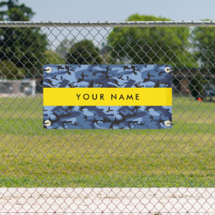 Marineblaue Tarnung Ihren Namen personalisieren Banner