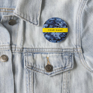 Marineblaue Tarnung Ihren Namen personalisieren Button