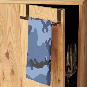 Marineblaue Tarnung, Militär, Armee Geschirrtuch