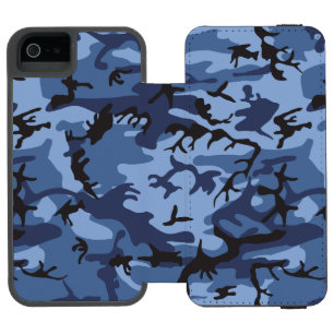 Marineblaue Tarnung, Militär, Armee Incipio Watson™ iPhone 5 Geldbörsen Hülle