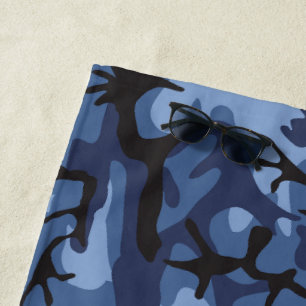 Marineblaue Tarnung, Militär, Armee Strandtuch