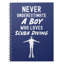 Marineblaue Tauchgeschenke für Jungen-Taucher für 