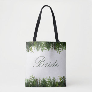 Marineblaue und roségraue florale Braut-Tasche Tasche