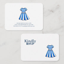 Marineblaue und weiße Matrosenkleid-Party-Antwort