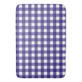 Marineblauer Gingham Badematte (Vorderseite Vertikal)