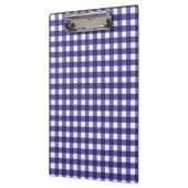 Marineblauer Gingham Klemmbrett (Links)