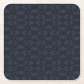 Marineblauleder Rechteckiger Pappuntersetzer (Vorderseite)