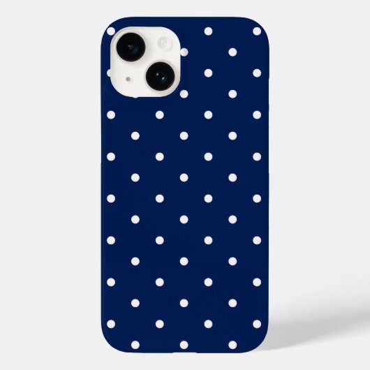 Marineboldpunkt Case-Mate iPhone Hülle (Rückseite)