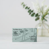 Marinebootfahrt-Visitenkarten Visitenkarte (Stehend Vorderseite)