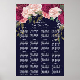 Marinebrockendy Hochzeitsstempelzeichen Poster