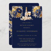 Marinebrunch mit Goldmedaillengewand Einladung (Vorne/Hinten)