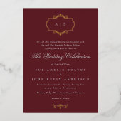 Marineburdys romantische Oldtimer Folieneinladung (Vorderseite)