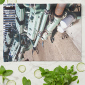 MarinedieselMotor Küchentuch (Gefaltet)