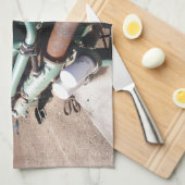 MarinedieselMotor Küchentuch (Viertel Falte)