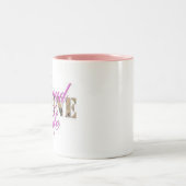 MarineEhefrau-Kaffee-Tasse Zweifarbige Tasse (Mittel)