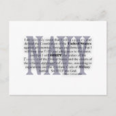 Marineeid Postkarte (Vorderseite)