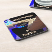 Marineerbe Getränkeuntersetzer (Linke Seite)