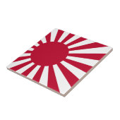 Marinefahne von Japan - japanische aufgehende Fliese (Seite)