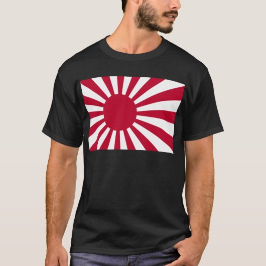 Marinefahne von Japan - japanische aufgehende T-Shirt (Vorderseite)