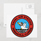 Marinefliegerbahnhof Pensacola Postkarte (Vorne/Hinten)
