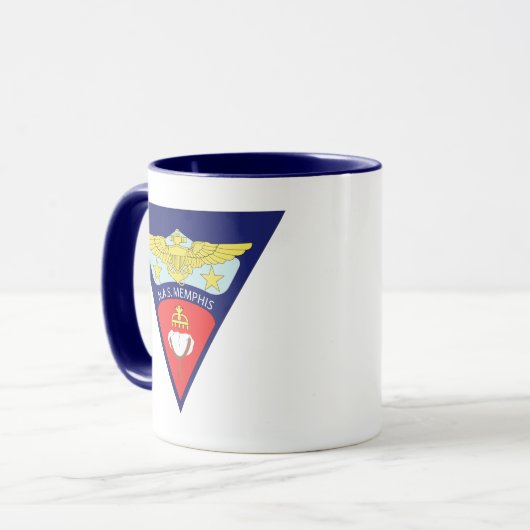 Marinefliegerstützpunkt - Memphis Tasse (Vorderseite Links)