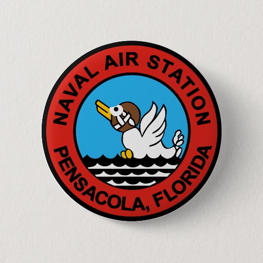 Marinefliegerstützpunkt Pensacola Button (Vorderseite)