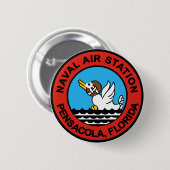 Marinefliegerstützpunkt Pensacola Button (Vorne & Hinten)
