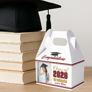 Marinegold Abschlussklasse 2026 Foto-Abschlussfeie Geschenkschachtel