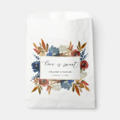 Marinegoldrahmen und Rust-Boho-Blütengoldrahmen, H Geschenktütchen (Vorderseite)