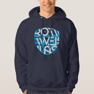 MarineHoodie - Männer - großes Schild Hoodie