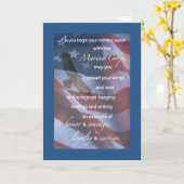 Marineinfanteriekorps-Grundausbildung-Glückwünsche Karte (Gelbe Blume)