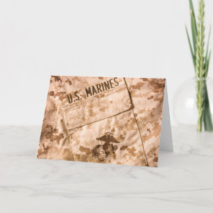 Marineinfanteriekorps-Gruß-Karte Karte