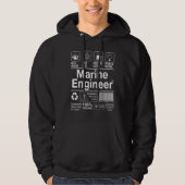 Marineingenieur Hoodie (Vorderseite)