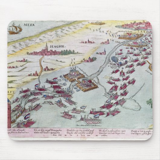 Marinekampf vor der Küste von Den Haag Mousepad (Vorne)