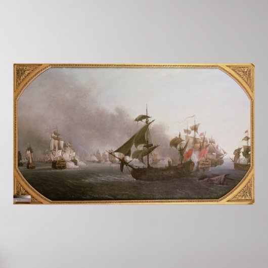 Marinekämpfe vor der Insel Grenada Poster (Vorne)