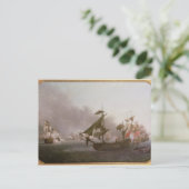 Marinekämpfe vor der Insel Grenada Postkarte (Stehend Vorderseite)