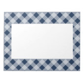 Marinekariertes Notizbuch Notizblock (Vorderseite)