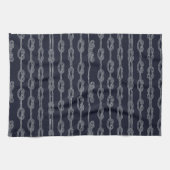Marineknoten-Muster Geschirrtuch (Horizontal)